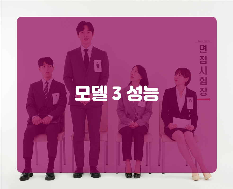 모델 3 성능