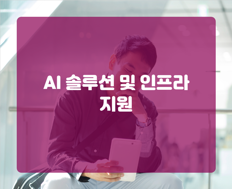 AI 솔루션 및 인프라 지원