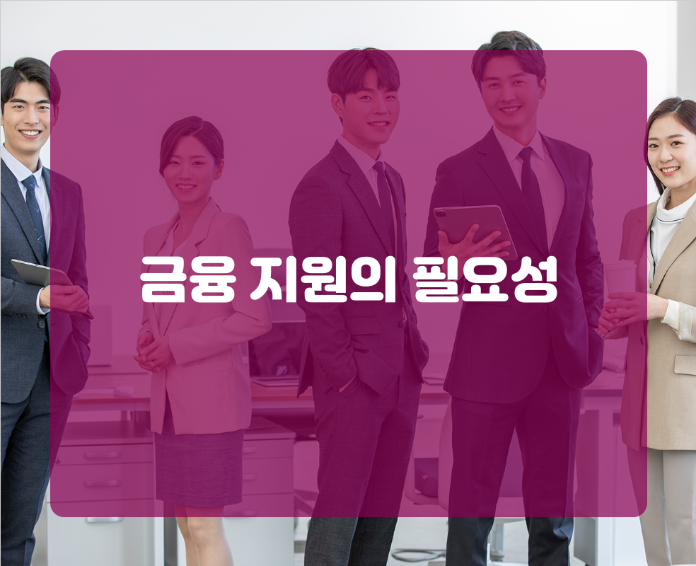금융 지원의 필요성