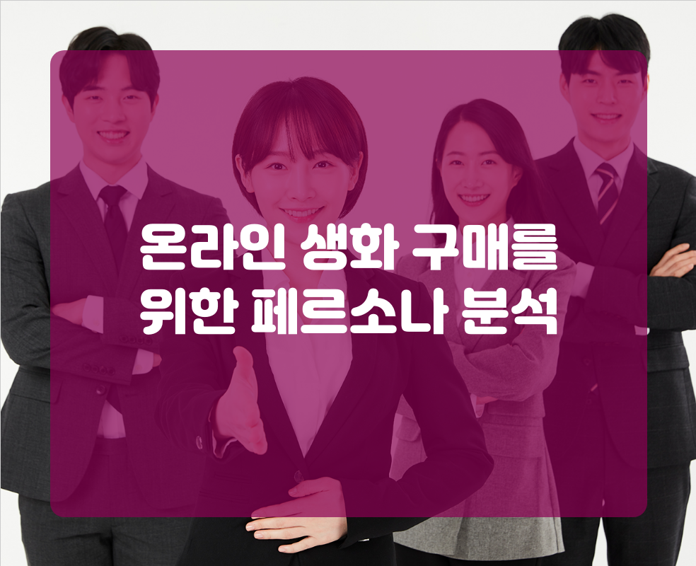 온라인 생화 구매를 위한 페르소나 분석