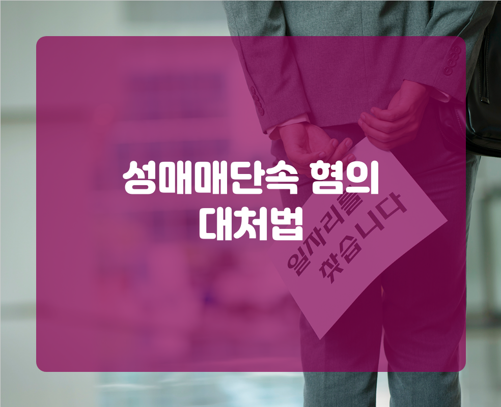성매매단속 혐의 대처법
